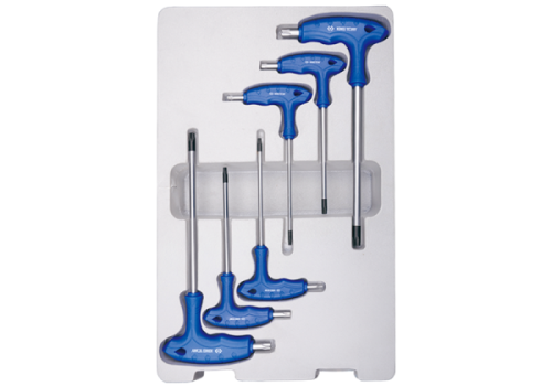 ZESTAW TORX Z UCHWYTEM L 6szt. 1163TR - TORX / TORX T10 - T40, KARTON King Tony