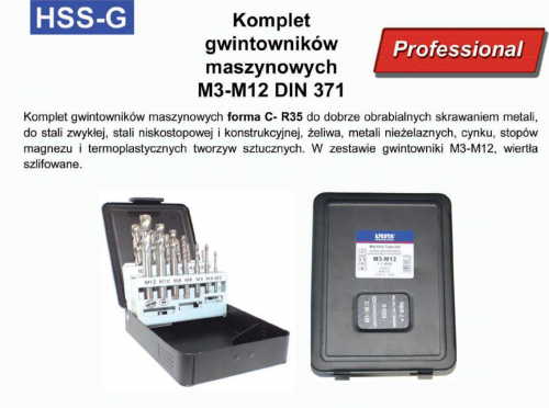 459369	M3-M12	HSS HSS DIN 371 C R35  FESTA
