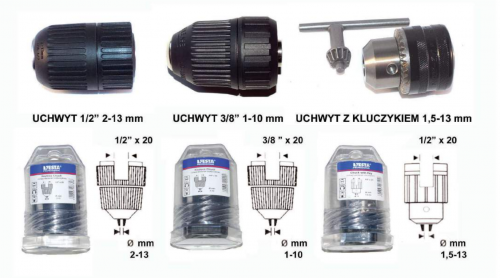 727396	Uchwyt 1/2	2-13mm